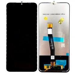 Дисплей Samsung A226B Galaxy A22s 5G в сборе с тачскрином и рамкой, Черный (OR100%)
