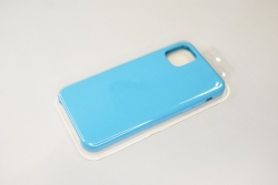 Чехол силиконовый гладкий Soft Touch iPhone 11, голубой №16