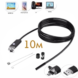Эндоскоп для смартфона 1280*720 OT-SME12 USB/Micro USB 10 метров Эндоскоп для смартфона 1280*720 OT-SME12 USB/Micro USB 10 метров