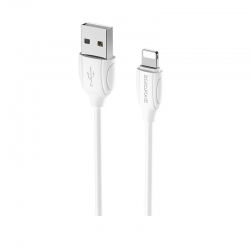 USB кабель Lightning BOROFONE BX19 Benefit (100см), белый USB кабель Lightning BOROFONE BX19 Benefit (100см), белый