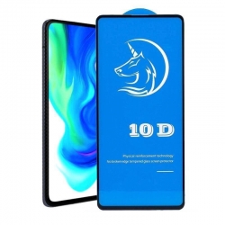 Защитное стекло iPhone 13/ 13 Pro/ 14/16e 10D Единорог полное покрытие, черное