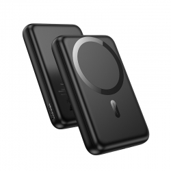 Внешний аккумулятор Power Bank 10000mAh HOCO J141 Grace PD20W MagSafe, черный Внешний аккумулятор Power Bank 10000mAh HOCO J141 Grace PD20W MagSafe, черный