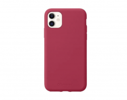 Чехол силиконовый гладкий Soft Touch iPhone 11, бордовый №35