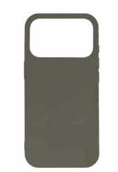 Чехол силиконовый гладкий Soft Touch iPhone 17 Pro, глина (закрытый низ)