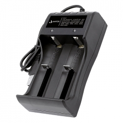 Зарядное устройство для аккумуляторов USB AMFOX AH-12 для 2-х АКБ. черное Зарядное устройство для аккумуляторов USB AMFOX AH-12 для 2-х АКБ. черное