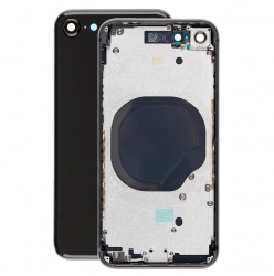 Задняя крышка/ Корпус iPhone SE 2020 в сборе с рамкой, черный (CE) Задняя крышка/ Корпус iPhone SE 2020 в сборе с рамкой, черный (CE)