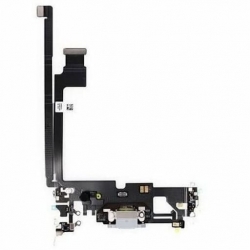 Шлейф iPhone 12/ 12 Pro с разъемом зарядки, белый (Org) Шлейф iPhone 12/ 12 Pro с разъемом зарядки, белый (Org)