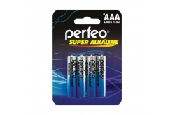 Батарейка Perfeo LR03/4BL AAA/мизинчиковая (1.5v, алкалиновая) упаковка 4 шт