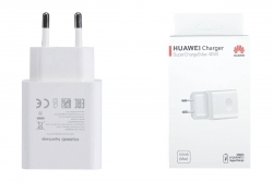 Сетевой адаптер USB для Huawei Super Charge 40W с кабелем Type-c, Orig, белый