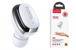 Bluetooth гарнитура HOCO E54 Mia mini wireless headset, белая Bluetooth гарнитура HOCO E54 Mia mini wireless headset, белая
