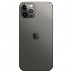 Задняя крышка iPhone 12 Pro стеклянная, легкая установка, черный (литое стекло) (Org)