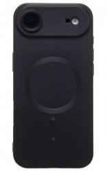 Чехол силиконовый MagSafe Matte iPhone 17 Air, черный