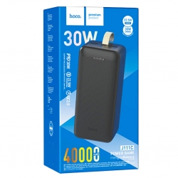 Внешний аккумулятор Power Bank 40000 mAh HOCO J111C PD30W+QC3.0, черный