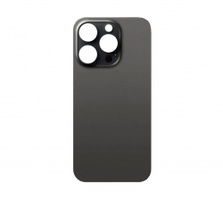 Задняя крышка iPhone 15 Pro Max стеклянная, легкая установка, черный титан, (литое стекло) (Org) Задняя крышка iPhone 15 Pro Max стеклянная, легкая установка, черный титан, (литое стекло) (Org)