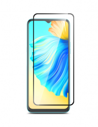 Защитное стекло TECNO  Pova 4 Pro, черное (тех упаковка)
