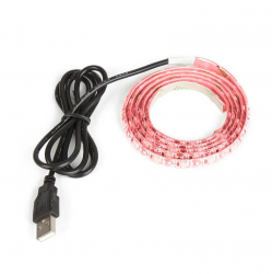 Светодиодная лента Огонек OG-LDL09 красная 1м (USB)