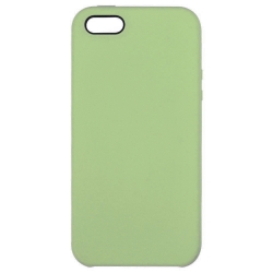 Чехол силиконовый гладкий Soft Touch iPhone 5/ 5S/ SE, зеленый (без логотипа) Чехол силиконовый гладкий Soft Touch iPhone 5/ 5S/ SE, зеленый (без логотипа)