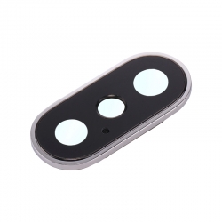 Стекло камеры iPhone X, серебро Стекло камеры iPhone X, серебро