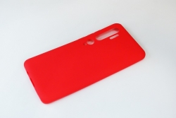 Чехол силиконовый матовый Xiaomi Mi Note 10/ 10 Pro/ CC9 Pro, красный Чехол силиконовый матовый Xiaomi Mi Note 10/ 10 Pro/ CC9 Pro, красный