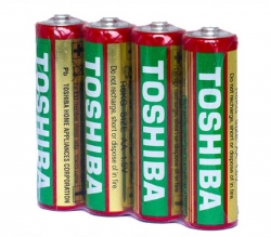 Батарейка Toshiba R6/4SH AA/пальчиковая (1.5v, солевая) упаковка пленка 4 шт Батарейка Toshiba R6/4SH AA/пальчиковая (1.5v, солевая) упаковка пленка 4 шт