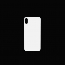 Задняя крышка iPhone XS стеклянная, белая Задняя крышка iPhone XS стеклянная, белая