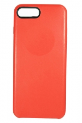 Чехол кожаный Оригинал iPhone 7 Plus/ 8 Plus, красный