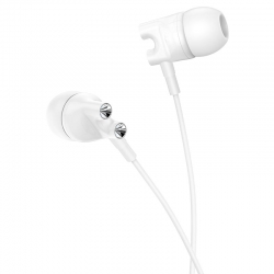 Наушники проводные BOROFONE BM72 Majestic universal earphones 3.5mm, белые Наушники проводные BOROFONE BM72 Majestic universal earphones 3.5mm, белые