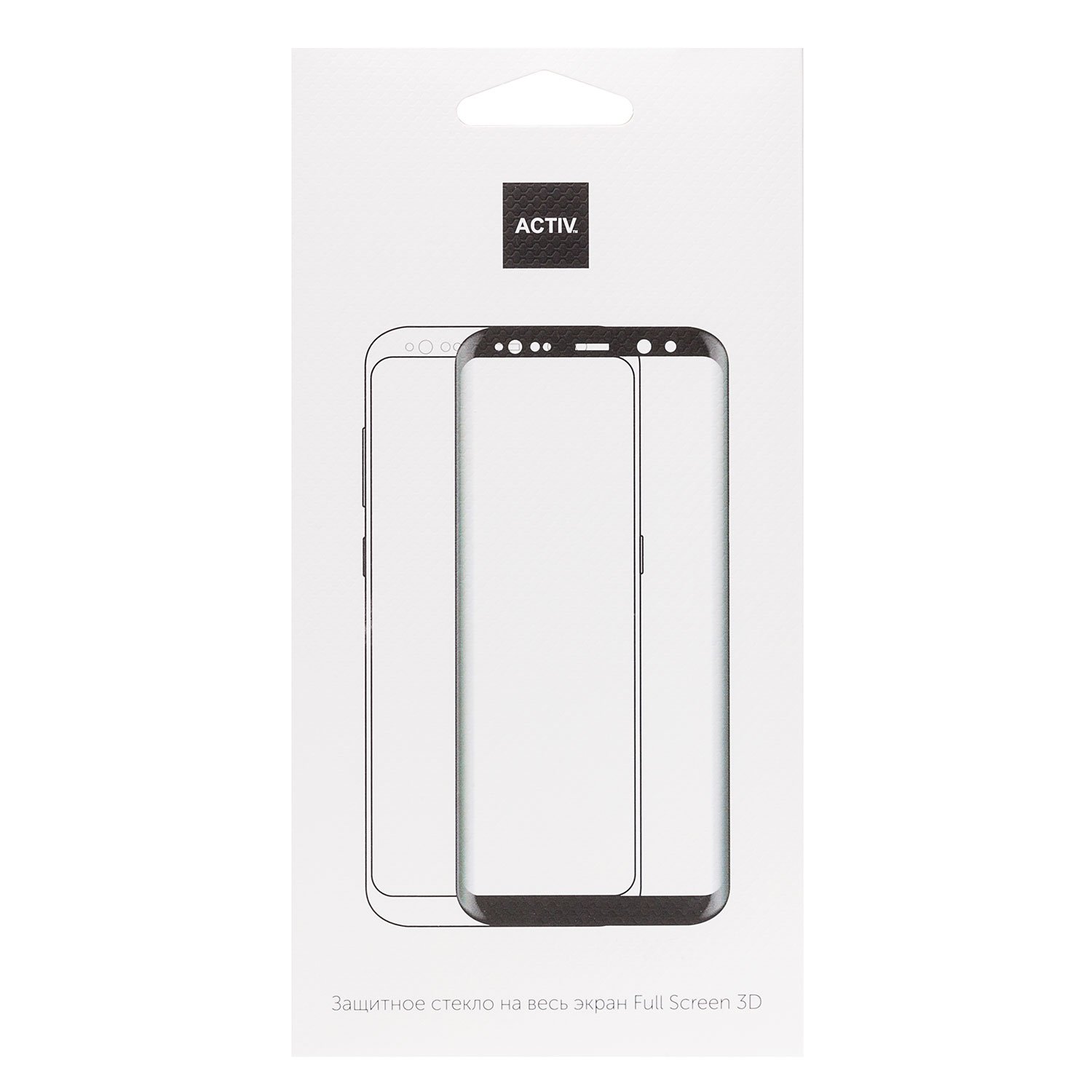 Защитное стекло Full Screen Activ Clean Realme C11/ C15/ C21/ C21Y/ C25s/ Narzo 50A, черное (в уп)