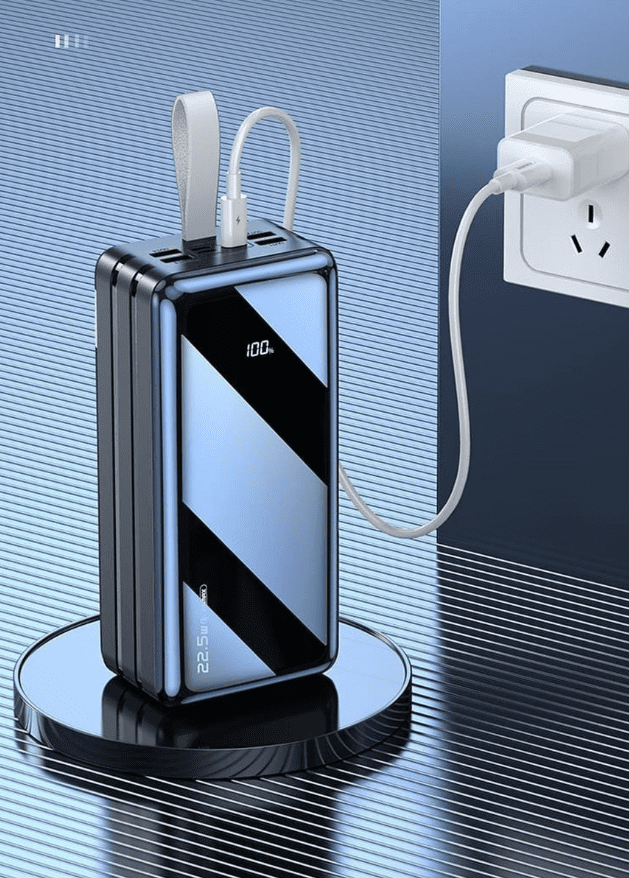 Внешний аккумулятор Power Bank 60000 mAh Remax RPP-173 22.5W, черный