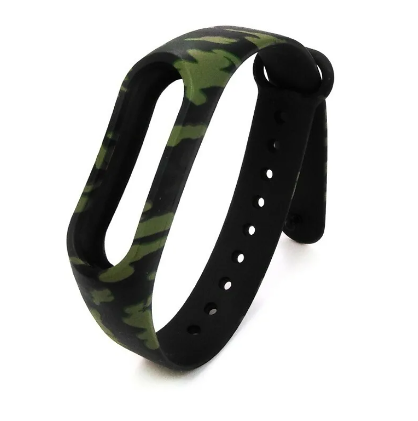 Ремешок силиконовый для Mi Band 5/ 6, хаки №20