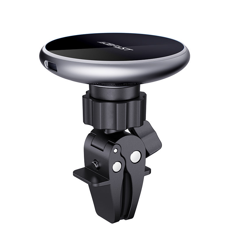 Держатель автомобильный ACEFAST D3 magnetic wireless charging car holder, серый