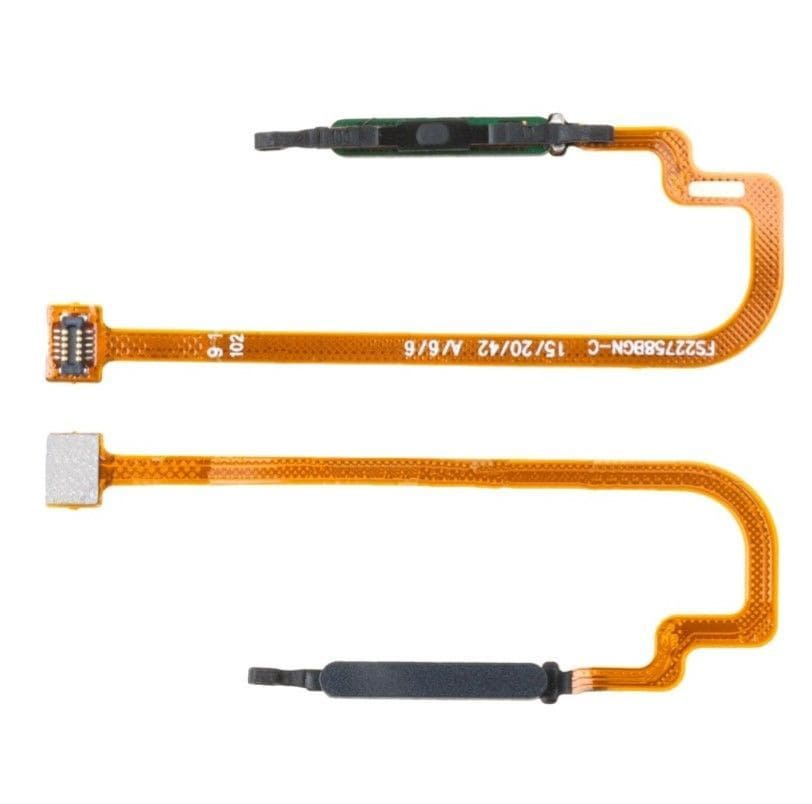 Шлейф Xiaomi Poco M3/ Redmi 9T сканер отпечатка пальцев (Черный)