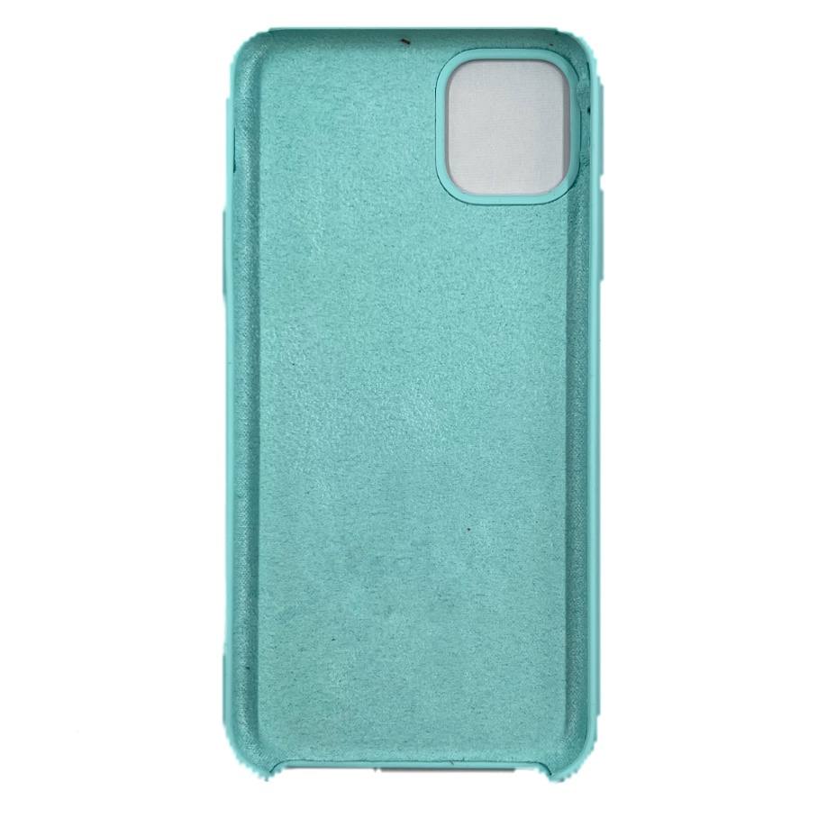 Чехол силиконовый гладкий Soft Touch iPhone 11 Pro Max, зеленый мох №44