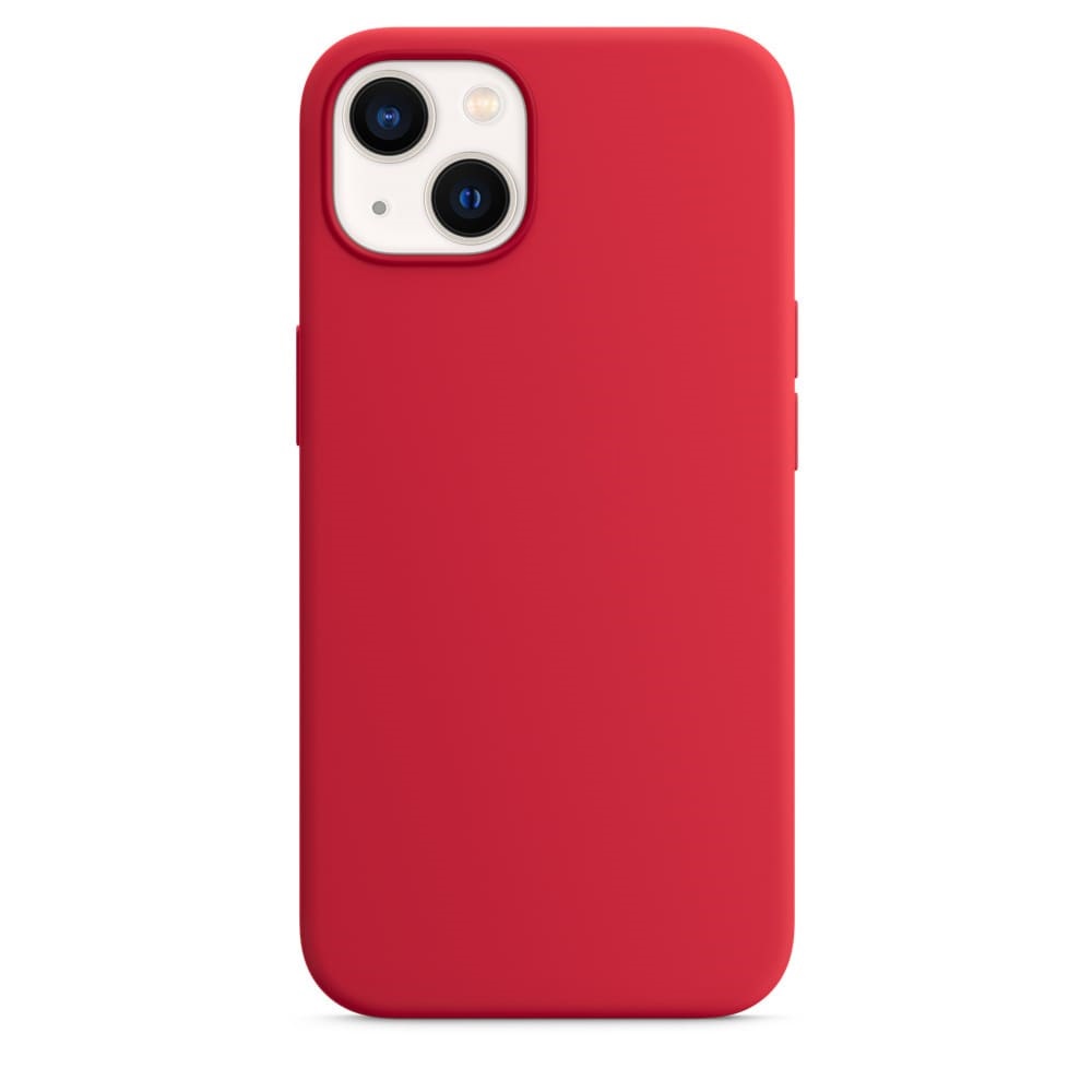 Чехол силиконовый MagSafe Soft Touch с анимацией iPhone 13 Pro Max, красный