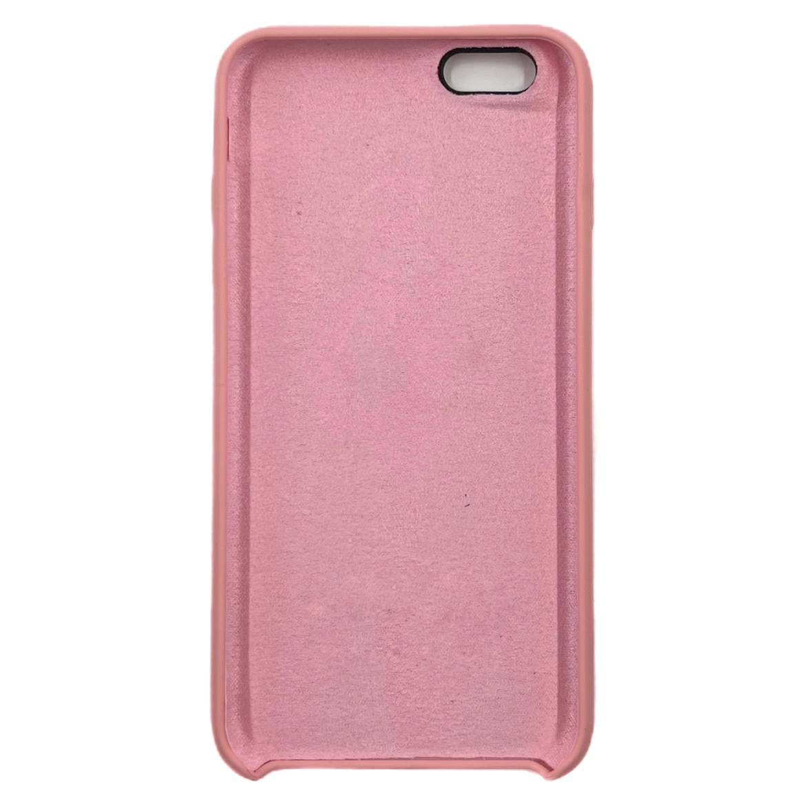 Чехол силиконовый гладкий Soft Touch iPhone 6 Plus/ 6S Plus, светло-розовый №12