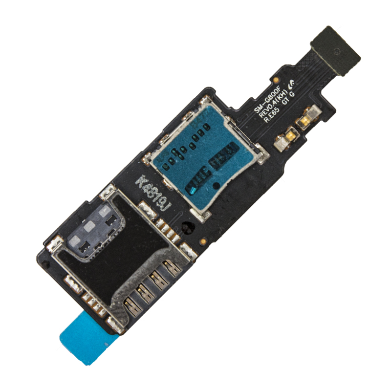 Шлейф Samsung G800H/ S5 mini с коннектором SIM