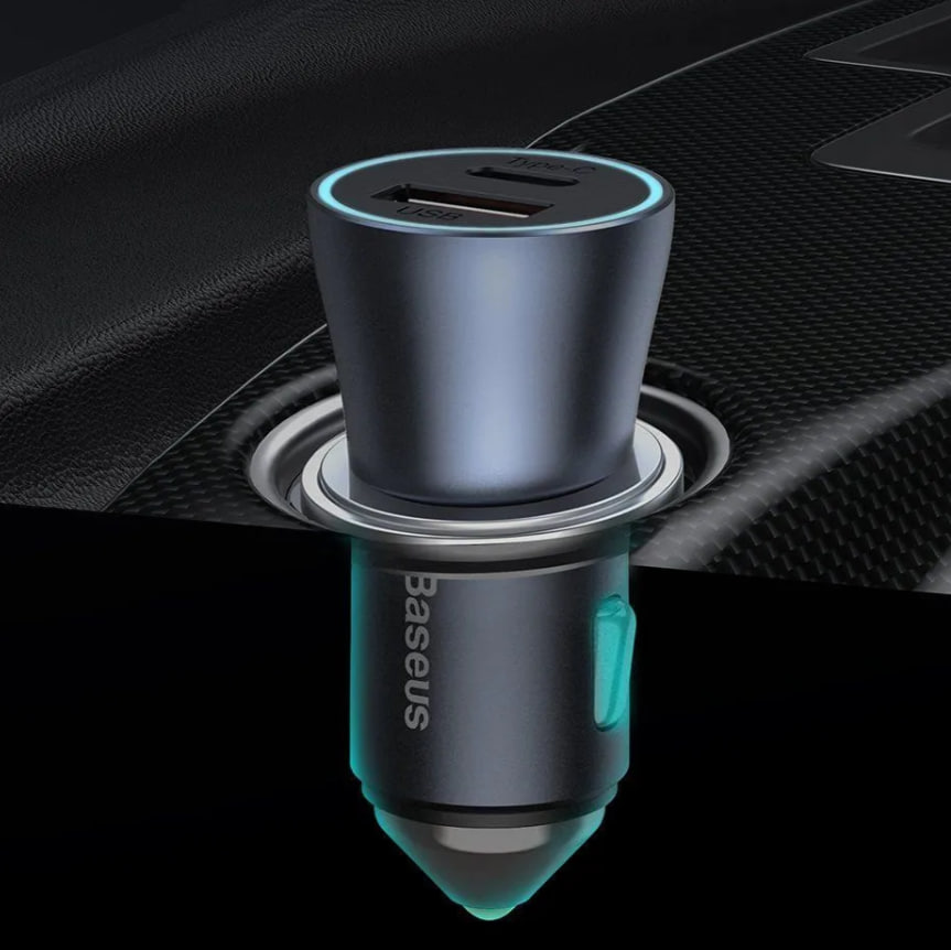 АЗУ Baseus Golden Contactor Pro (Быстрая зарядка) (USB A+Type C) (40W) (Синий)