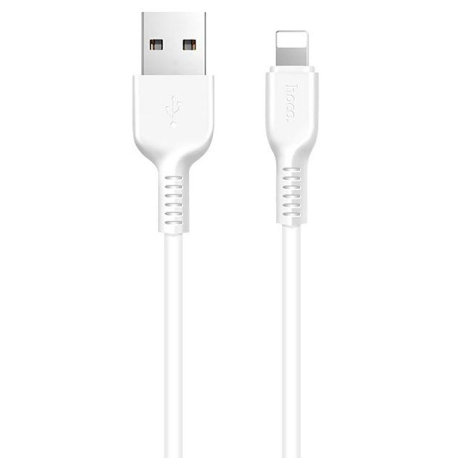 USB кабель Lightning HOCO X20 Flash (300см. 2.4A)., белый