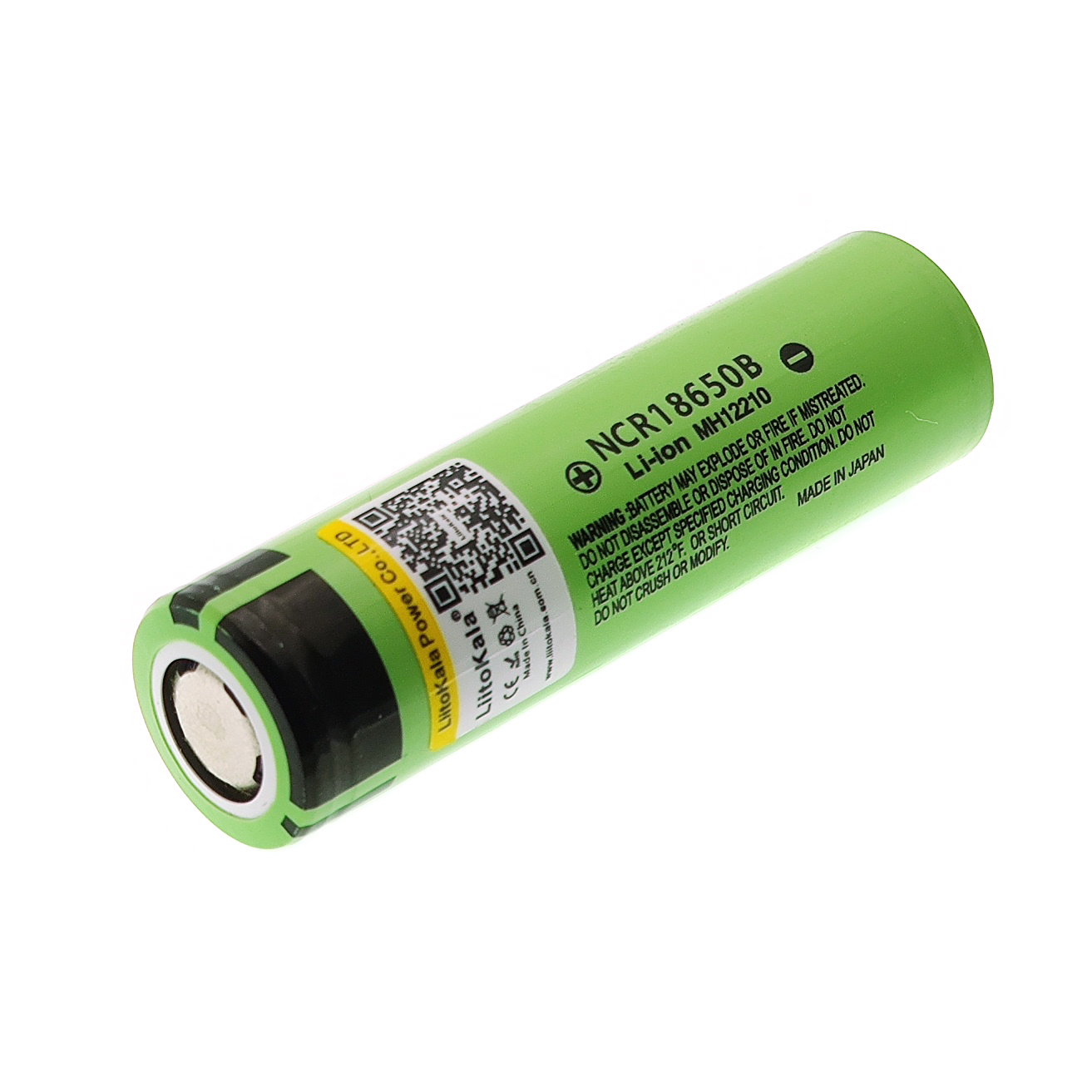 Аккумулятор 18650 LIITOKALA Lii-34B-JT (3400mA, 3,7В, плоский пин)