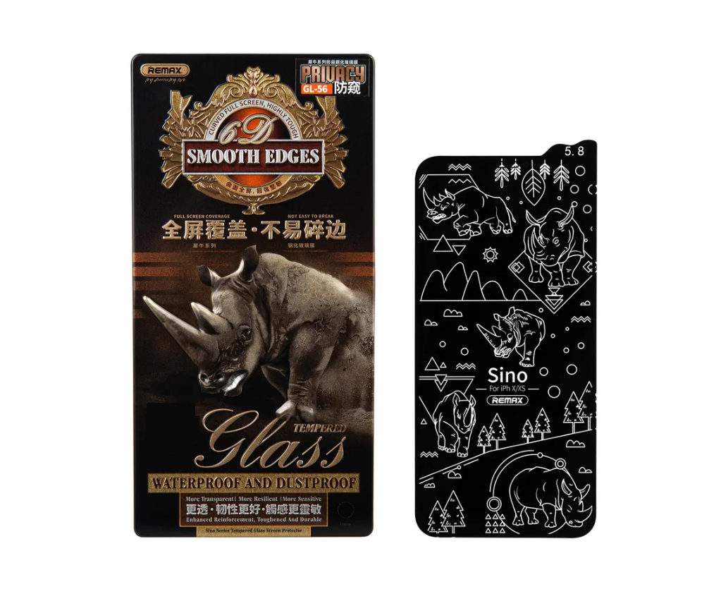 Защитное стекло iPhone 13 mini Remax GL-56 9D Sino Series Shatter-proof приват, черное