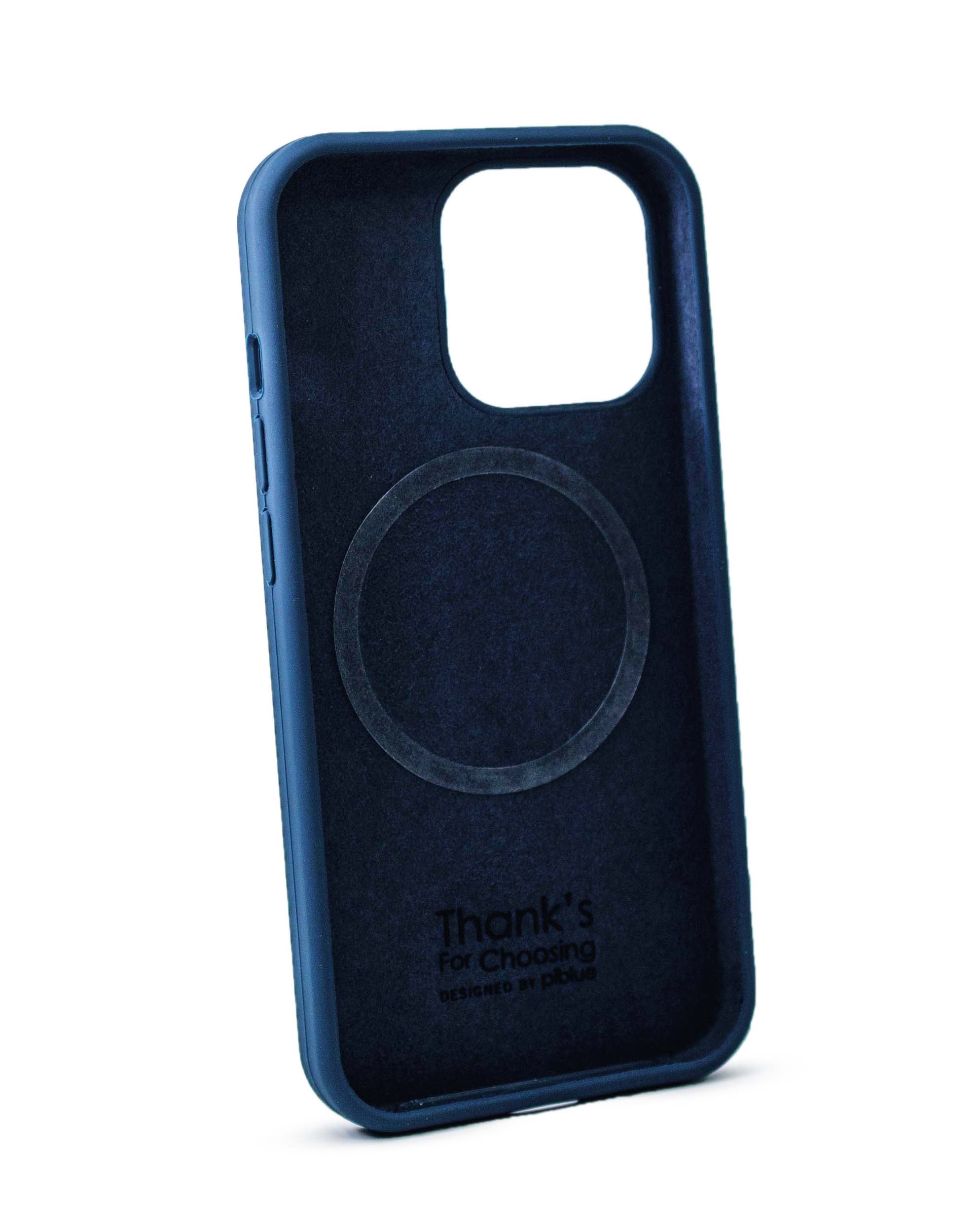Чехол Piblue iPhone 13 Pro Silicone MagSafe, синий