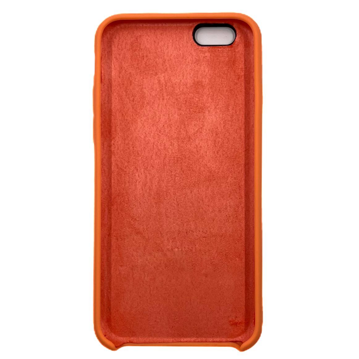 Чехол силиконовый гладкий Soft Touch iPhone 6/ 6S, персиковый №56