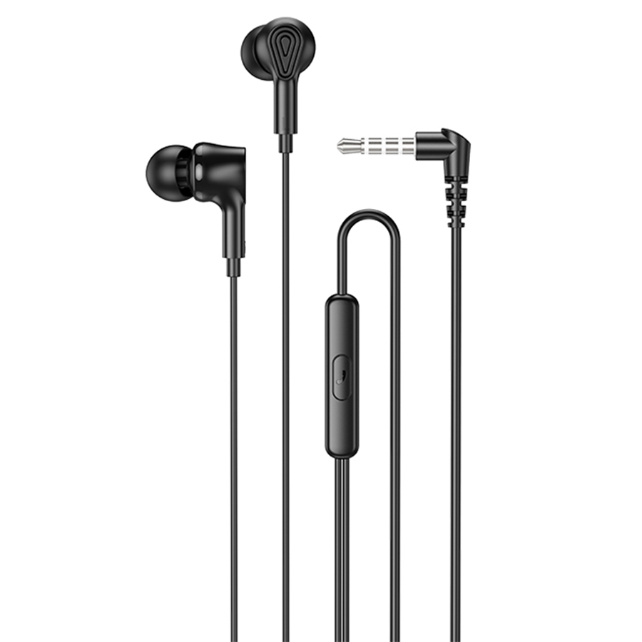 Наушники HOCO M102 Ingenious universal earphone, черные