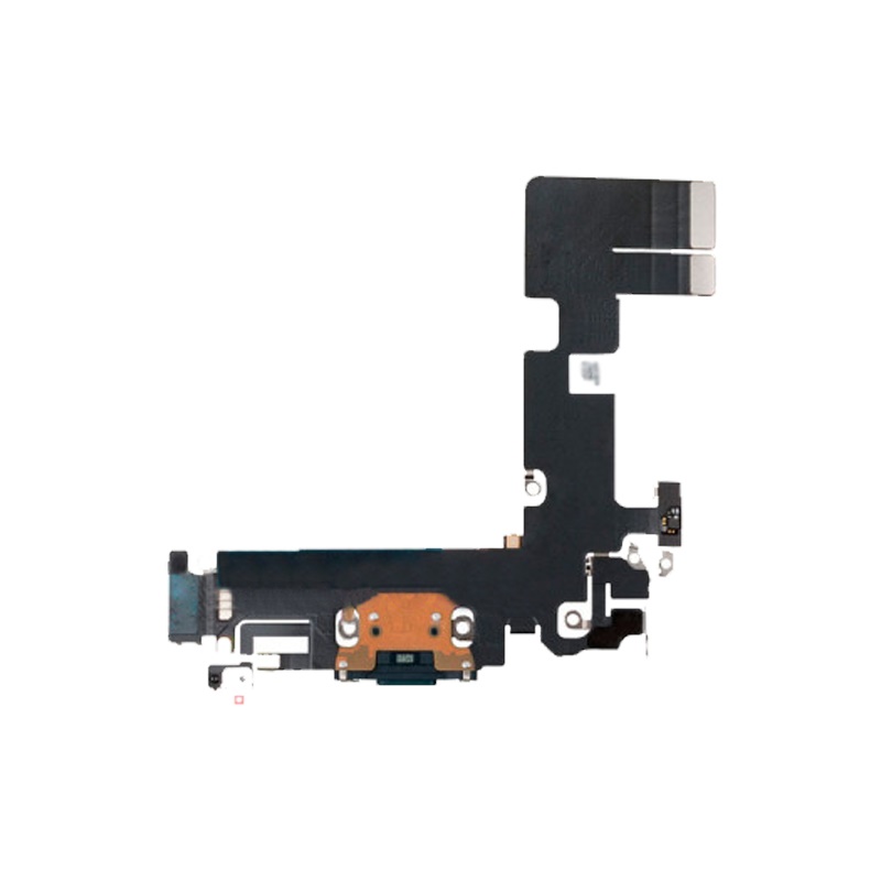 Шлейф iPhone 13 с разъемом зарядки, черный (OR100%)