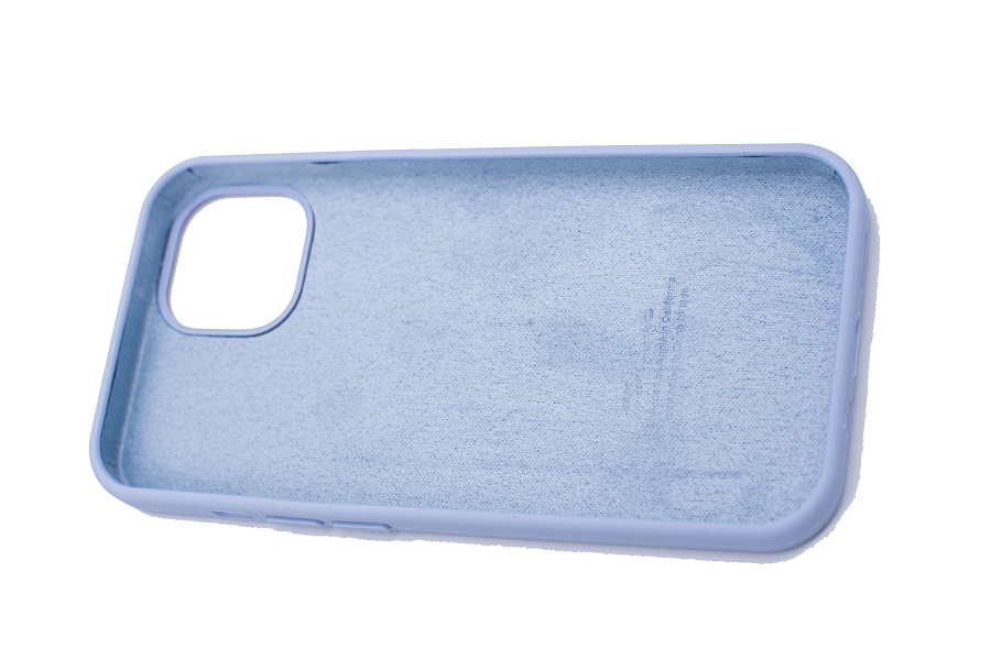 Чехол силиконовый гладкий Soft Touch iPhone 13, лавандовый №5 (закрытый низ)