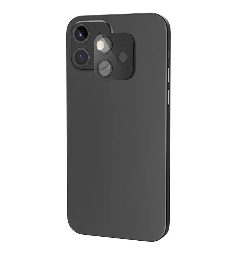 Защитное стекло для камеры iPhone 12, черное