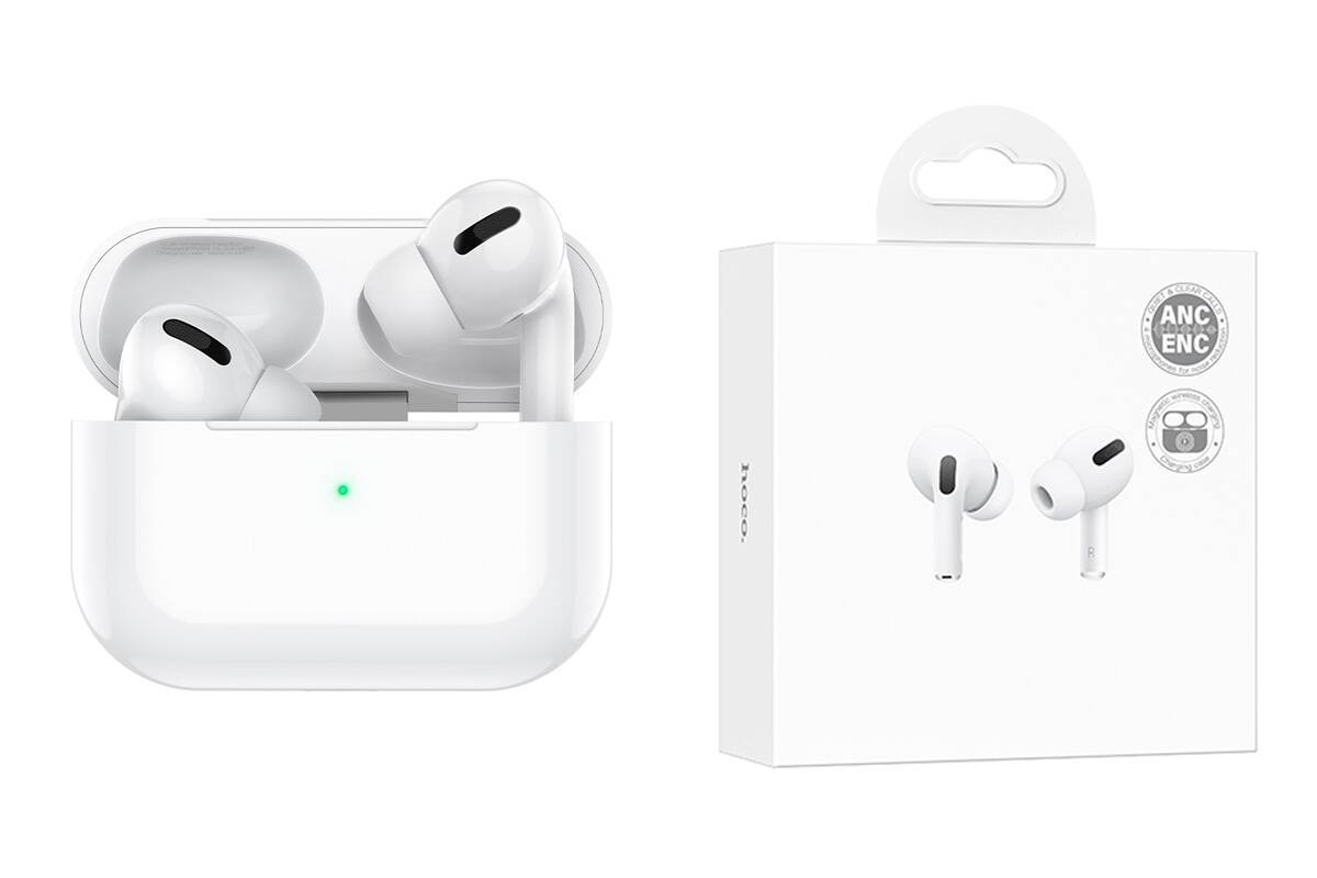 Беспроводные наушники HOCO EW68 Bluetooth true wireless BT headset ANC, белые