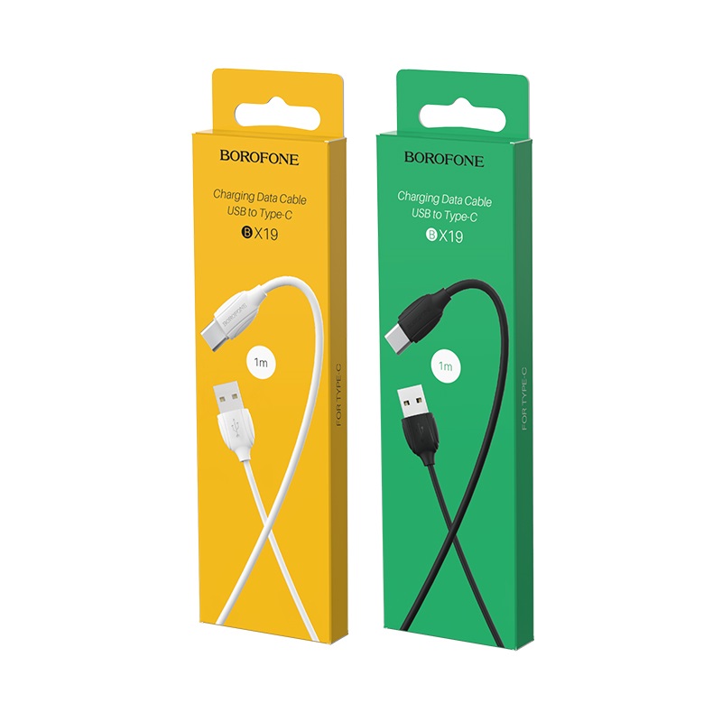 USB кабель Type-C BOROFONE BX19 Benefit (100см), белый