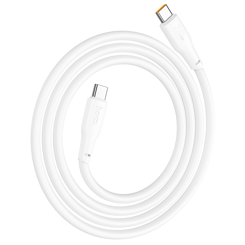USB-C кабель HOCO X93 Force 60W Type-С to Type-С (200см. 3A), белый