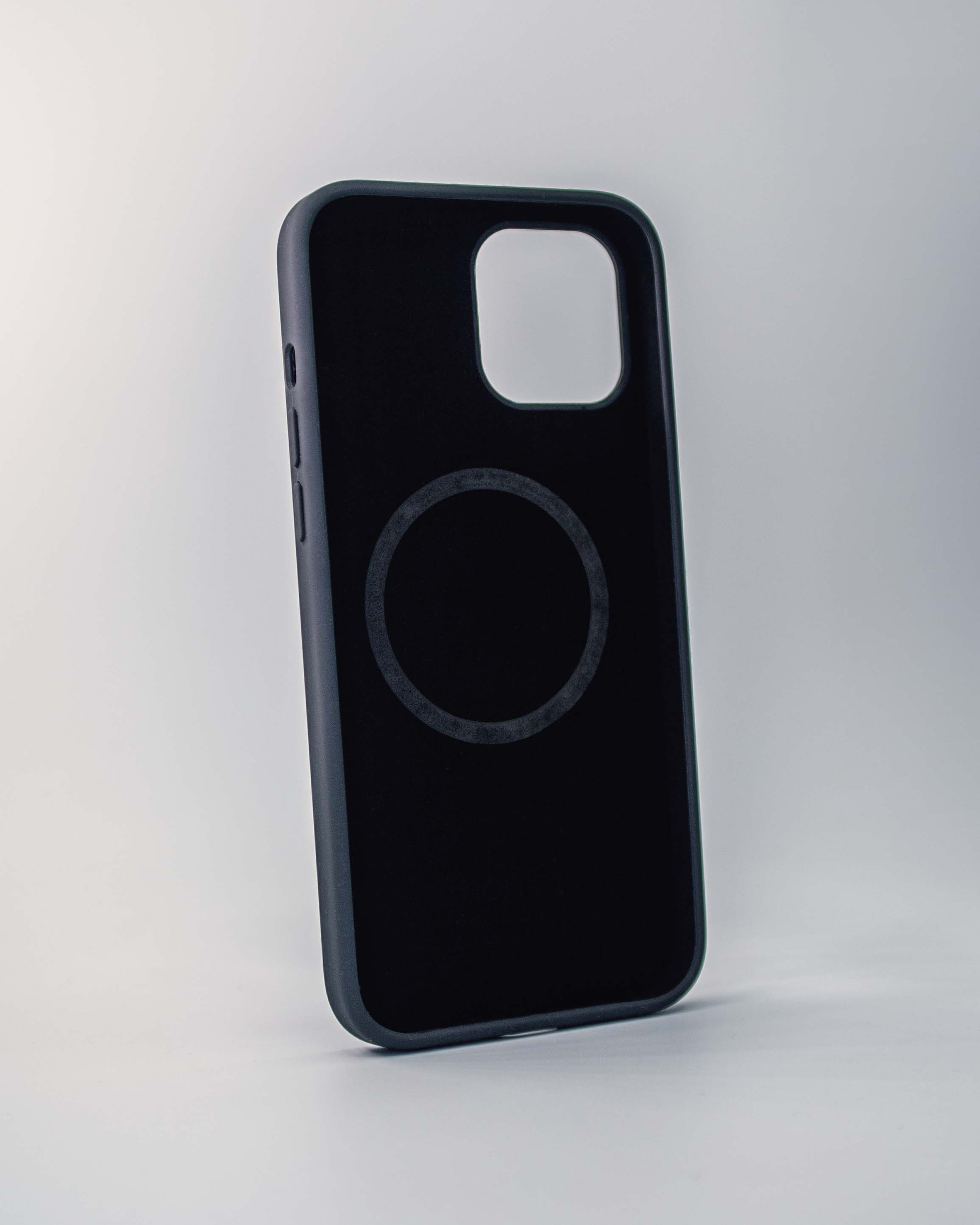 Чехол Piblue iPhone 12 Pro Max Silicone MagSafe, черный